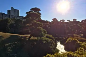 <p>The running waterfall characterizes a small child and the rolling hill symbolizes life's ups &amp; downs</p>
