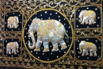 <p>The shop is filled with tasteful Thai decor</p>