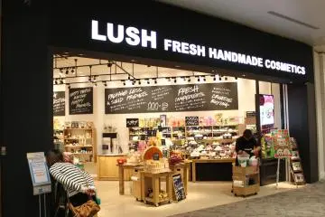 <p>Lush offers fresh handmade cosmetics. Look for the body balms and bath bombs</p>