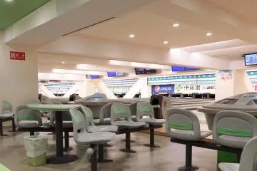 <p>The 80 lane bowling center</p>