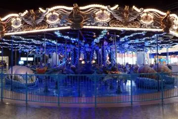 <p>The carousel in 'Attraction Square'</p>