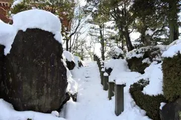 <p>Stone stairs to the belfry were completely covered with snow and it was dangerous to climb</p>