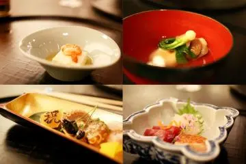 <p>Some of the dishes that I had for dinner including Fugu&nbsp;kar-age specialty fish as well as other beautifully plated fish and vegetable dishes.</p>