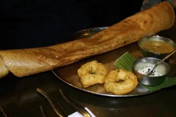 The crispy Masala Dosa set