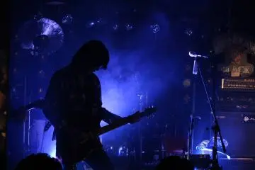 <p>Bauhaus stage effects and lighting greatly add to the experience</p>