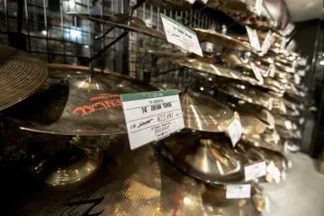 <p>B1F: Crash, China, Ride, Splash, Bell... Name the cymbal, and they definitely will have it here somewhere.</p>