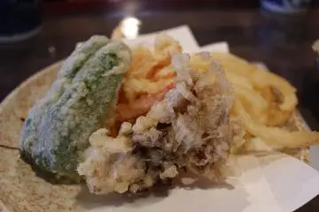 Tempura sayur musiman