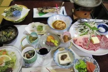 The lavish dinner