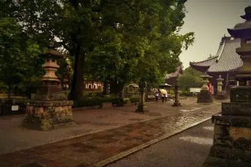 Inside the Bannaji&nbsp;Temple Grounds