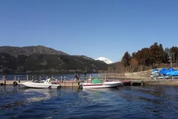 Boating on the lake is popular.