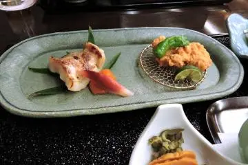 Close up of Colorful Four Seasons Dinner Set