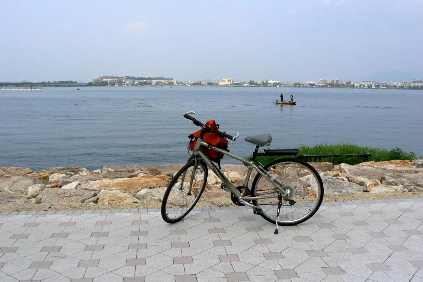 Cycling Otsu Waterfront