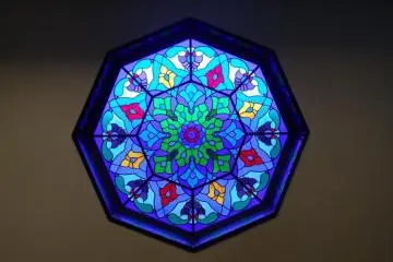 Stained glass Window in the museum