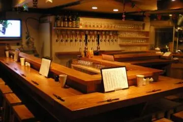 A place to chat, mingle, watch the game, and of course drink (Photo: Harajuku Taproom (with permission))