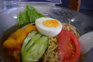에조 라멘의 시원한 레이신멘