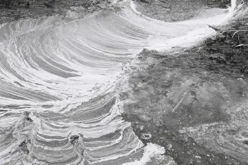 <p>Geo thermal activity boiling up from the ground in Yunodaira Marsh.</p>