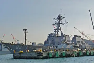 <p>A U.S. Navy ship, USS Lassen DDG-82.</p>