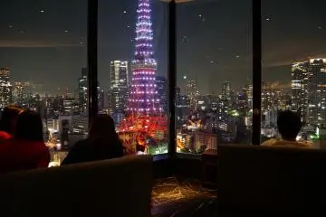 <p>The Diamond Veil illumination of Tokyo Tower is so romantic!</p>