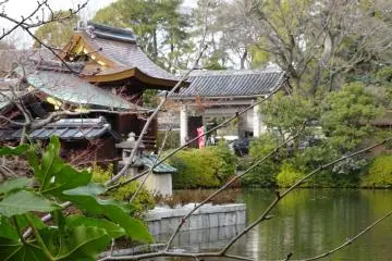 <p>East of the main shrine</p>