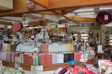 <p>Un magasin de souvenirs</p>
