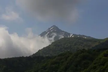 Mt.Rishiri seen from Hera-san`s house (Photo: Stefan Bauer)