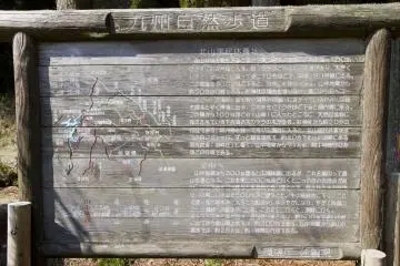 <p>Hiking information in Japanese; 2.5 km to the top of Mt. Kana</p>