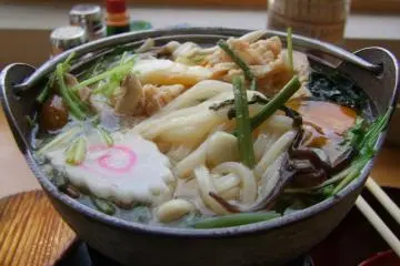 <p>A hot bowl of local yuba udon to warm you up on a cold day</p>