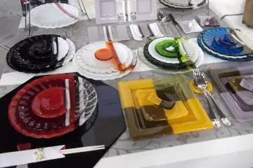 <p>Colourful and stylish glass</p>