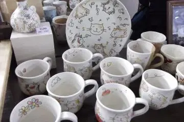 Almost too cute to eat off or drink from