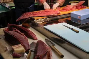Preparation of tuna