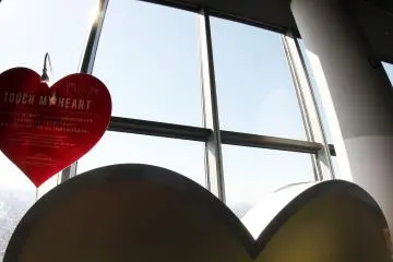 <p>Once upstairs you and your partner can touch the awesome heart display for Valentine's day and find out what type of love you both share.&nbsp;</p>