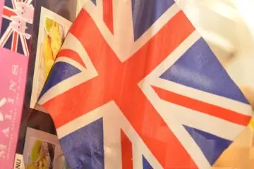 <p>British flags are all around!&nbsp;</p>