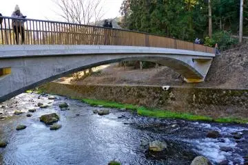 <p>Takimi Bridge offers a great vantage point for photographs or just soaking up the beauty of Shiraito.</p>