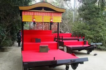 <p>One of the floats used in the parade</p>