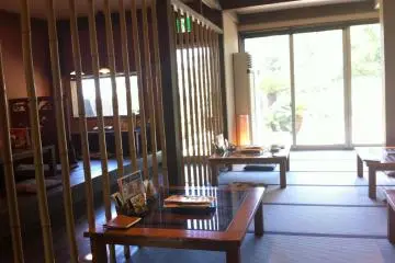 The indoor cafe (open till 2pm)