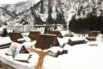 <p>Overview of the whole village</p>