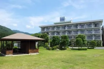 Front view of the hotel