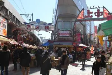 <p>Towards the entrance of Ameyoko</p>