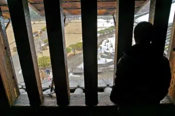 The lookout from the minor keep called Inui Kotenshu (north west of main tower)