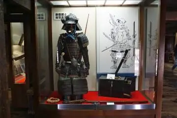 Samurai armor on display