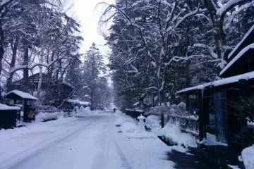 Another view of the wide streets of the samurai district