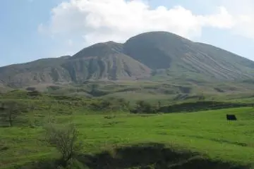 <p>View from road down to town center</p>