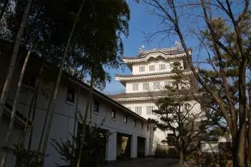 <p>Oshi Castle, just a short distance from Sakitama&nbsp;Kofun Park (samurai cosplayers&nbsp;not shown)</p>