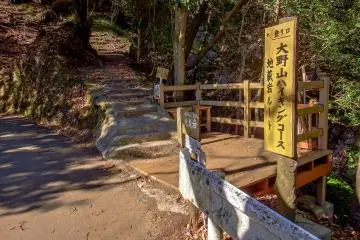 <p>The clearly marked trailhead</p>