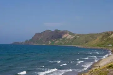 Same beach near Teppu looking towards the cliff we came from