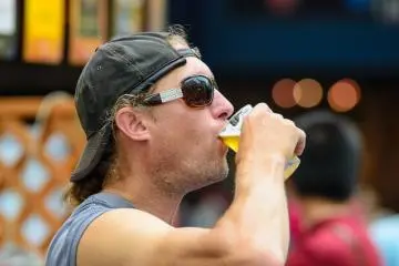 <p>Beer drinking</p>