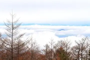 <p>This place has a commanding view of Southern Yatsugatake through Southern Alps to the Central Alps, but unfortunately on this day the mist blocked my sight!</p>