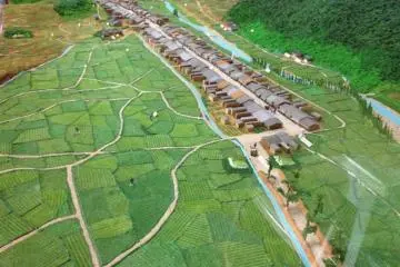 The diorama showing Fujikawa Juku and the "Kagi-no-Te" S-bend. (Photo: PPF)