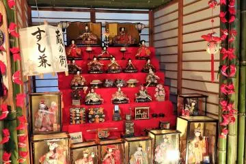 <p>This entire 'room' was created to display a variety of dolls.</p>
