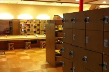 The changing room